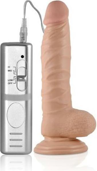 Productafbeelding Lovetoy Dildo Real Extreme met Vibratie 8,5 Vlees