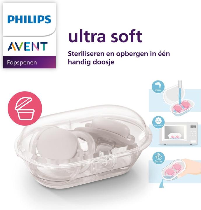 Produktbild Philips Avent Ultra soft (2x, 6 - 18 Monate)