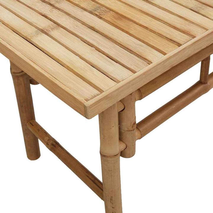 Actual product image vidaXL Garden bench 110x38x45 cm bamboo