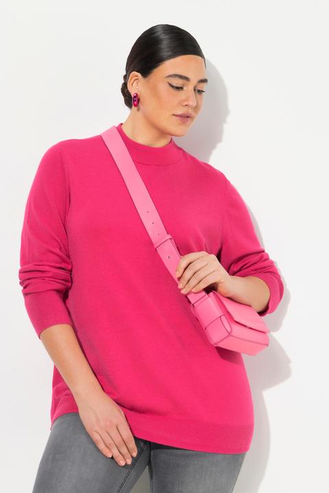 Produktbild Ulla Popken Pullover, Stehkragen, Langarm, Rippbündchen (46, 48)