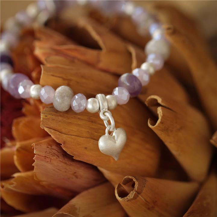 Produktbild Andreani Armband mit echtem Amethyst (8 cm, Steine)