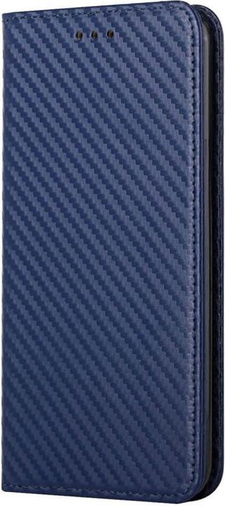 Image du produit Cover-Discount iPhone 15 Pro - Étui flip look carbone bleu (Apple iPhone 15 Pro)