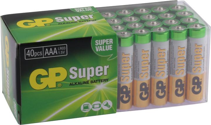Actual product image GP Batteries Super Alkaline (40 pcs., AAA)