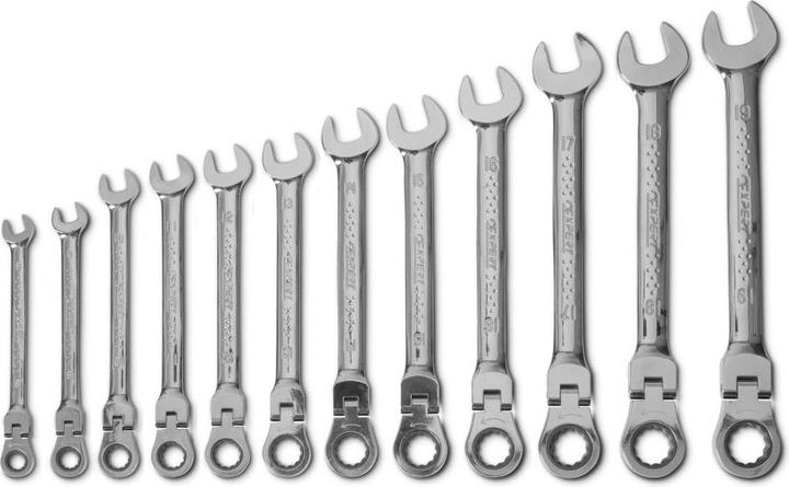 Actual product image Expert by Facom 12 PC Flexible Ratcheting Wrench Set