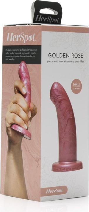 Produktbild Fleshlight HerSpot Dildo Golden Rose Small