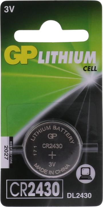 GP Batteries Lithium CR2430 (1 Stk., CR2430, 300 mAh)