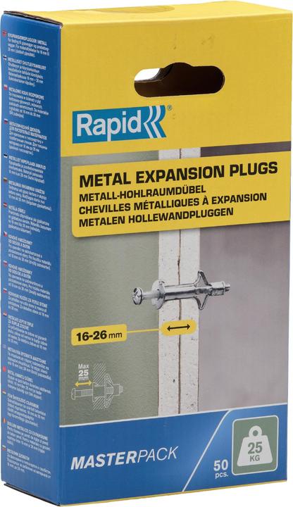 Produktbild NoName Metall-Hohlraumdübel (50 Stk.)