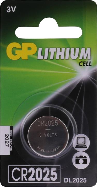 Produktbild GP Batteries Cr2025 (1 Stk., CR2025, 165 mAh)