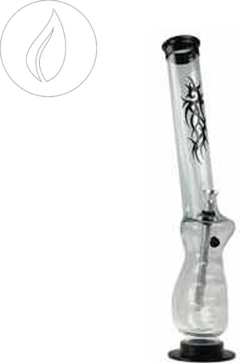 Kulu Tattoo Acryl Bong 1.5, Clear 36,5 cm