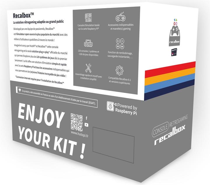 Actual product image HutoPi Official Recalbox Retrogaming console 4GB RAM / 128GB (Nespi box)