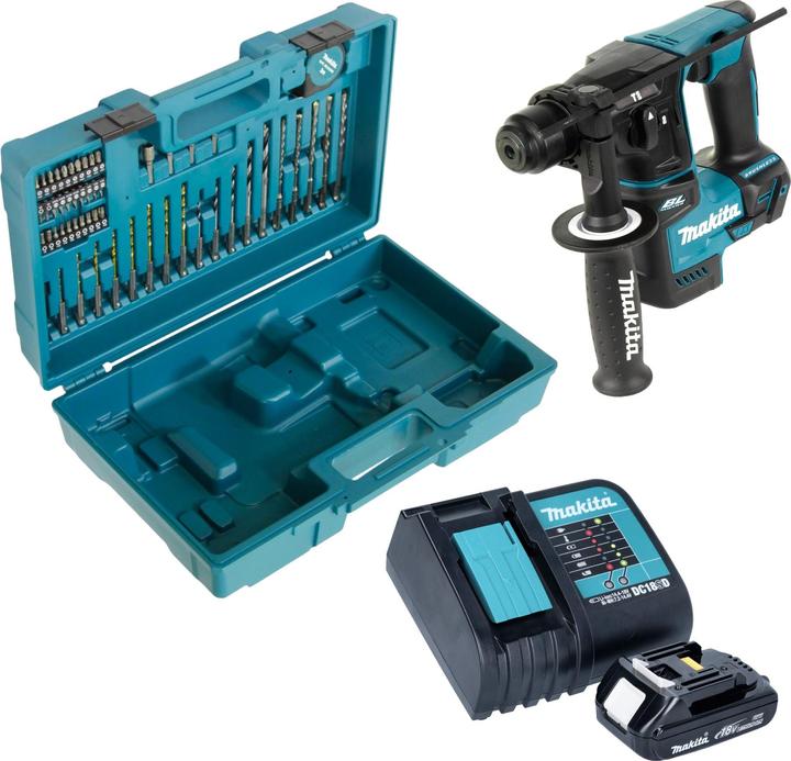 Immagine prodotto Makita DHR 171 SY1X3 Trapano a percussione a batteria 18 V 1,2 J SDS-Plus Brushless + 1x batteria 1,5 Ah +