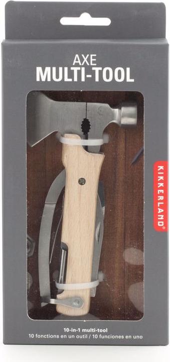 Actual product image Kikkerland Multitool Wood Axe