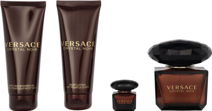 Produktbild Versace Crystal Noir Spring 2023 Eau de Parfum 90 / Body Lotion Body Smoother / Mini (Eau de Parfum, 295 ml)