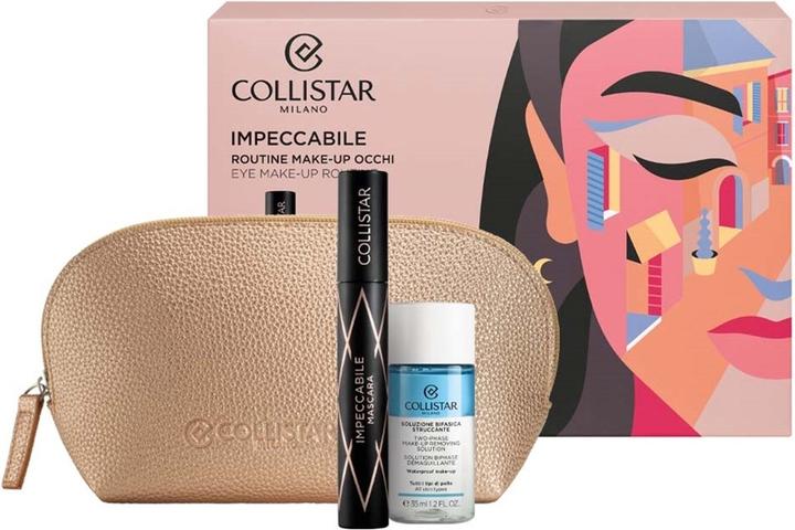 Collistar Mascara Impeccabile Ultra Nero + Bi-Fasica Struccante 35 ml + Pochette