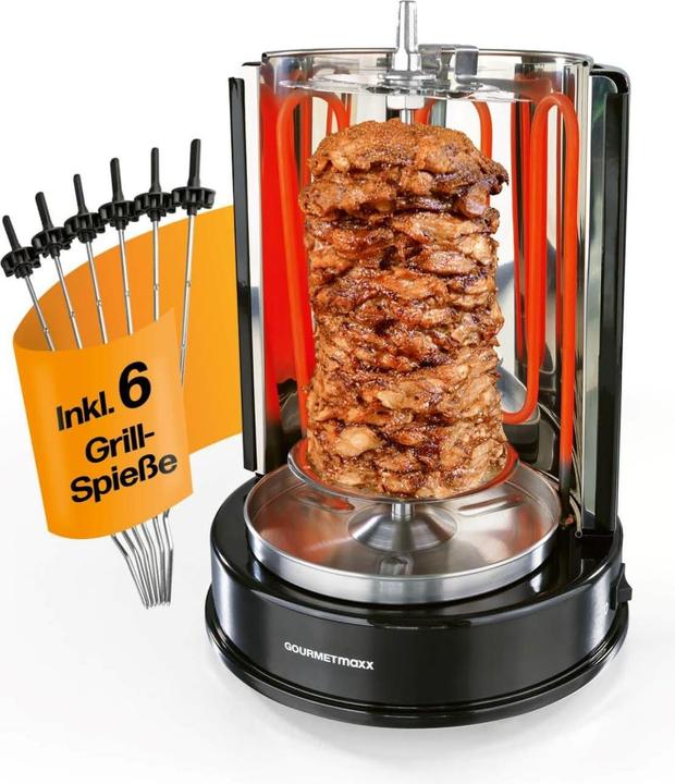 Actual product image Gourmetmaxx Kebab grill 05914