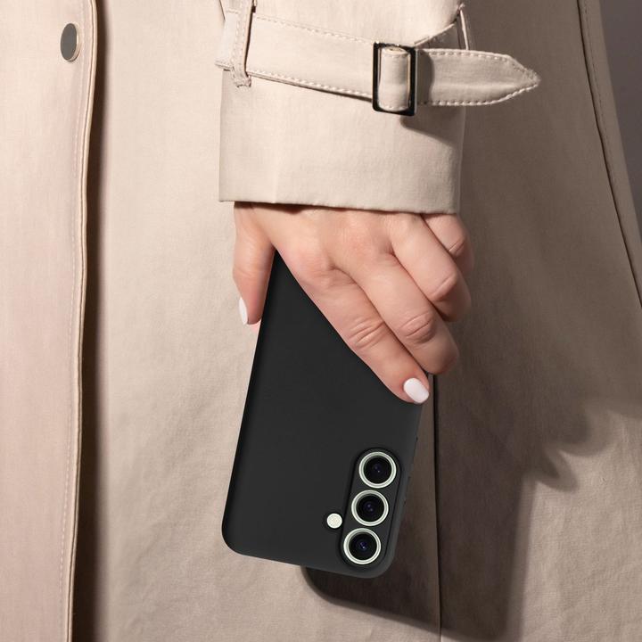 Actual product image Cadorabo Case for Samsung Galaxy S24 FE TPU Liquid Silicone Cover (Samsung Galaxy S24 FE)