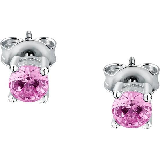 Thumbnail - La Petite Story, Ohrringe, Silver earrings with pink zircons Silver LPS01AWV15, (925er Silber)