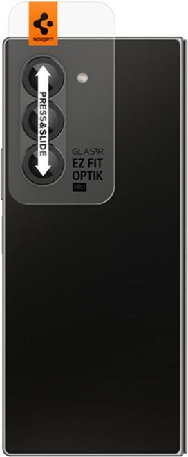 Immagine prodotto Spigen Optik.tR "EZ Fit" Camera Protector 2-Pack Galaxy Z Fold 6 Nero (2 Pezzo/i, Samsung Galaxy Z Fold6)