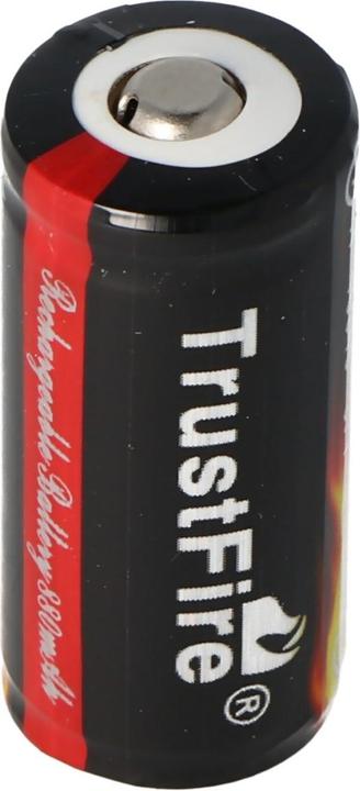 Actual product image Trustfire Battery 16340, PCB protected (16340, 880 mAh)