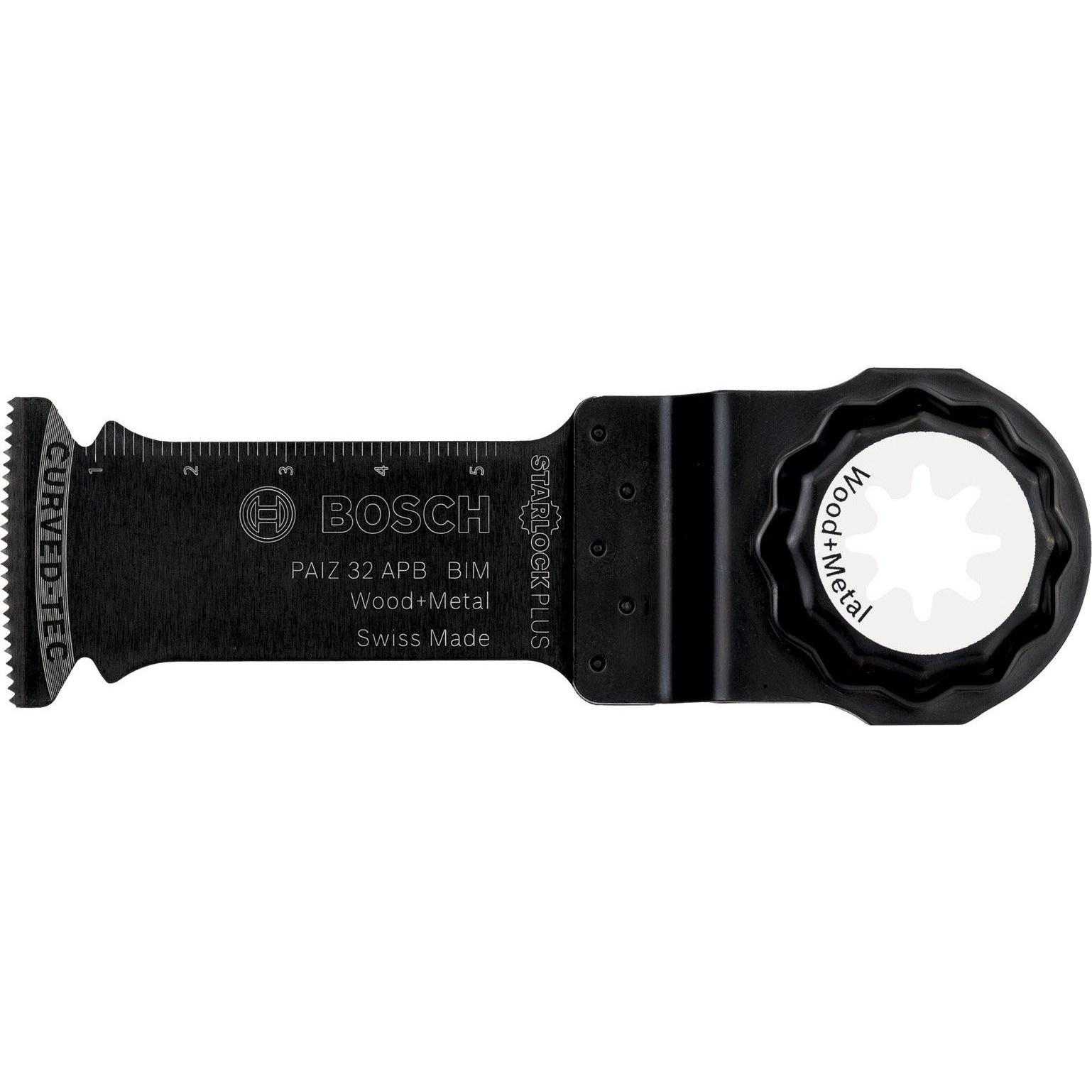 Bosch Professional Zubehör, Sägeblatt, BIM Tauchsägeblatt PAIZ 32 APB, Wood and Metal, 60 x 32 mm