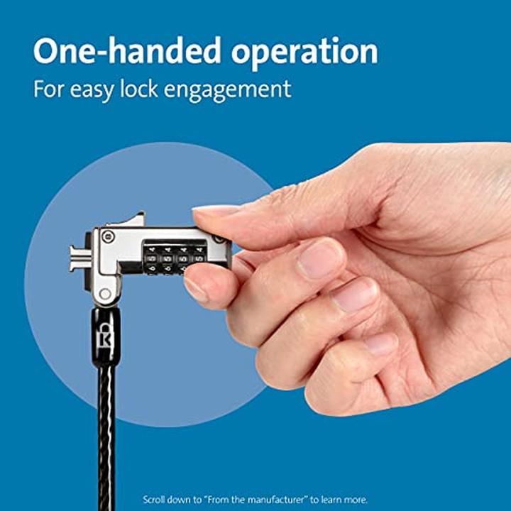 Actual product image Kensington Slim combination lock Ultra f. Standart slot