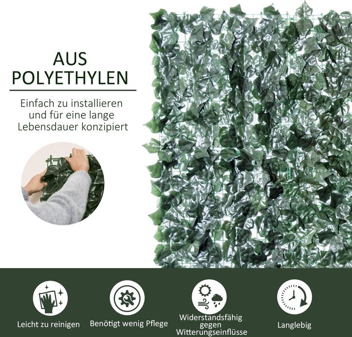 Actual product image Outsunny Artificial hedge (240 cm)