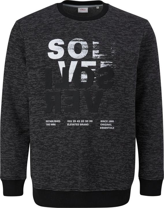 Produktbild s.Oliver Sweatshirt Sweatshirt mit Logoprint (3XL)