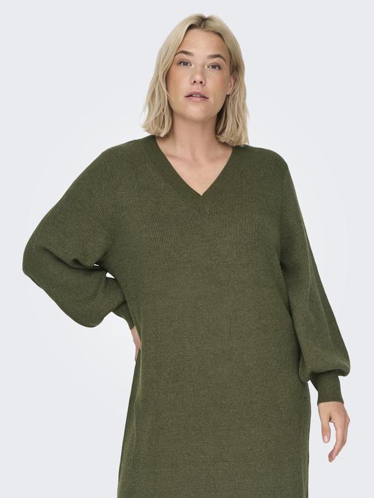 Image du produit Only Coupe normale Col V Courbe Robe midi (M)