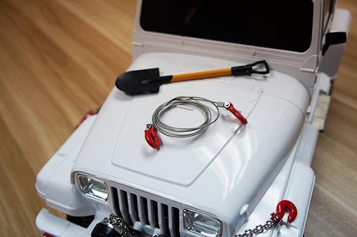 Image du produit Yeah Racing Câble d'acier avec crochet Accessoire