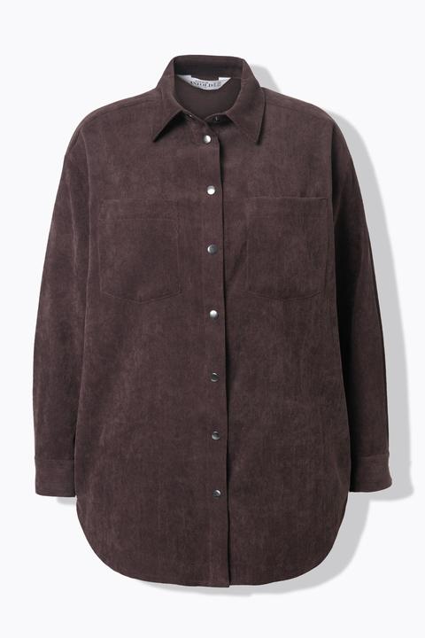 Produktbild Studio Untold Cord-Hemd, oversized, Hemdkragen, Langarm (60)