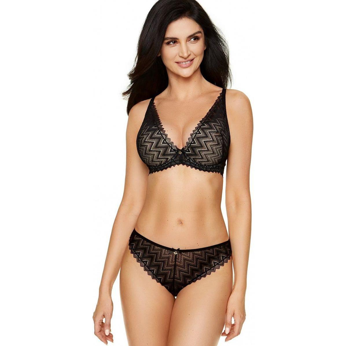 Gorteks, BH, Push- up- BH, Schwarz, (75 A)