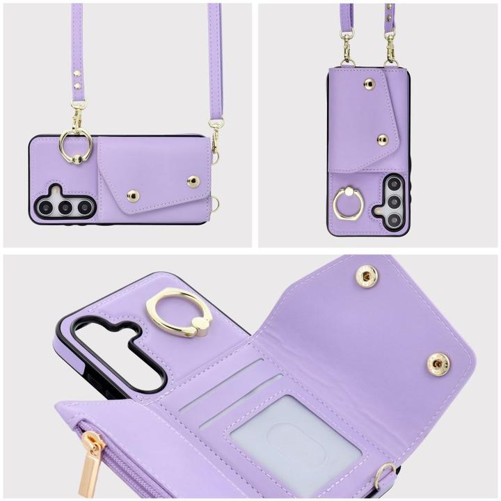 Image du produit OEM Other goods Wallet Case WONDER for SAMSUNG S25 EDGE lilac (Samsung Galaxy S25 Edge)