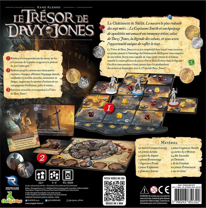 Immagine prodotto Origames Le Trésor Davy Jones f (Francese)