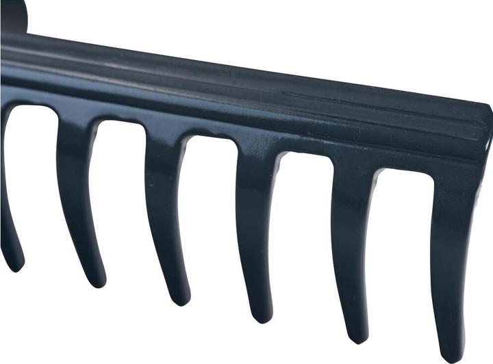 Actual product image Siena Garden Garden rake 14 tines 36 cm without handle anthracite