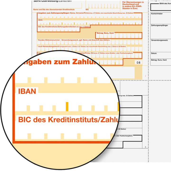 Produktbild Sigel Überweisung PC A4 (100x)