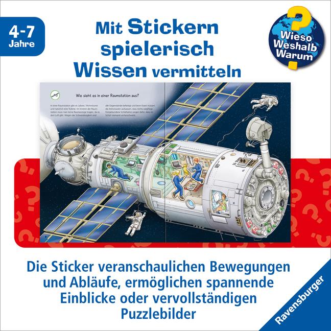 Produktbild Ravensburger Wieso? Weshalb? Warum? Stickerheft: Weltraum