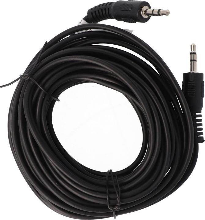 Actual product image Goobay Audio connection cable AUX, 3.5 mm stereo, flat cable (5 m, 3.5mm jack (AUX))