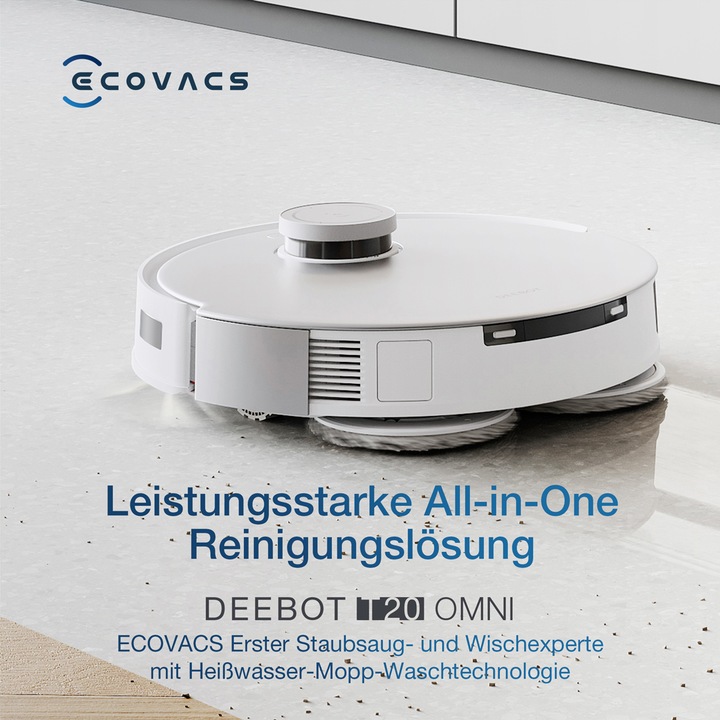 Immagine prodotto Ecovacs DEEBOT T20 OMNI (Robot aspirapolvere)