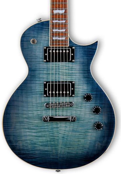 Actual product image ESP LTD EC-256FM CB Electric Guitar Cobalt Blue (Electric guitars set, Mahogany, Jatoba)