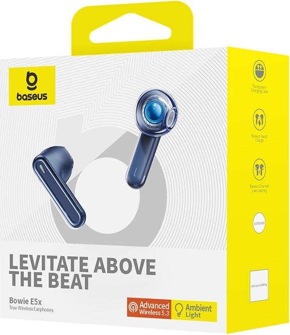 Immagine prodotto Baseus Auricolari TWS Bowie E5x (blu) (ANC, 35 h, Senza fili)