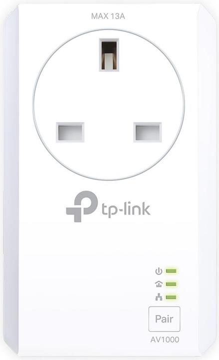 Immagine prodotto TP-Link TL-PA7027P KIT AV1000 2-Port Gigabit Passthrough Powerline Starter Kit (1000 Mbit/s)