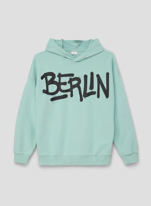 Produktbild s.Oliver Sweatshirt Sweatshirt mit Schriftprint (S)