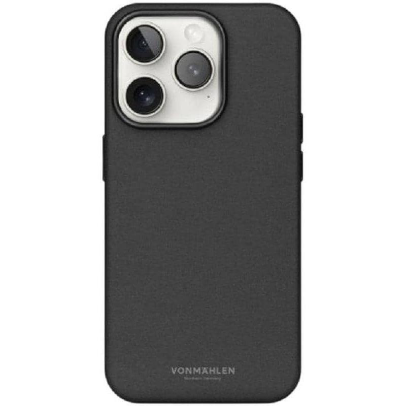Vonmählen Like Leather Case (Apple iPhone 16 Pro), Smartphone Hülle, Schwarz