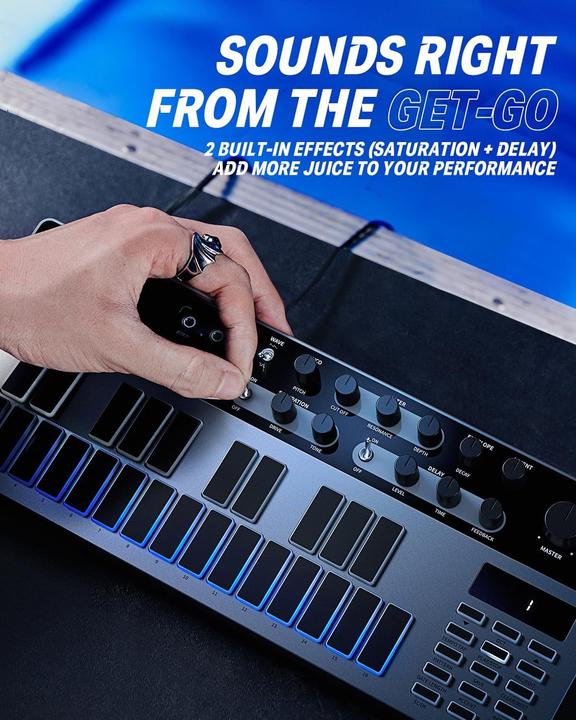 Produktbild Donner Sintetizzatore e Sequencer per Basso Analogico Essential B1
