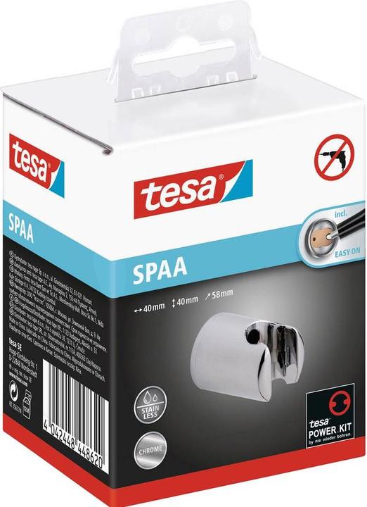 Image du produit tesa Support de douche mural SPAA avec solution adhésive sans perçage