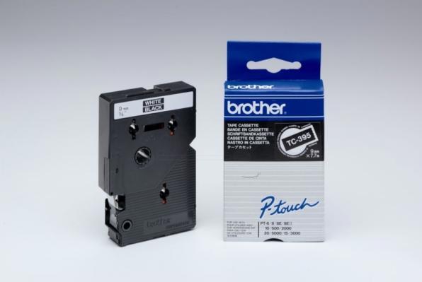 Actual product image Brother P-Touch (0.90 cm, White, Black)