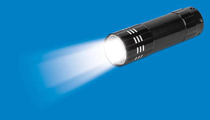 Image du produit Manhattan Lampe de poche LED en aluminium (8.50 cm, 45 lm)