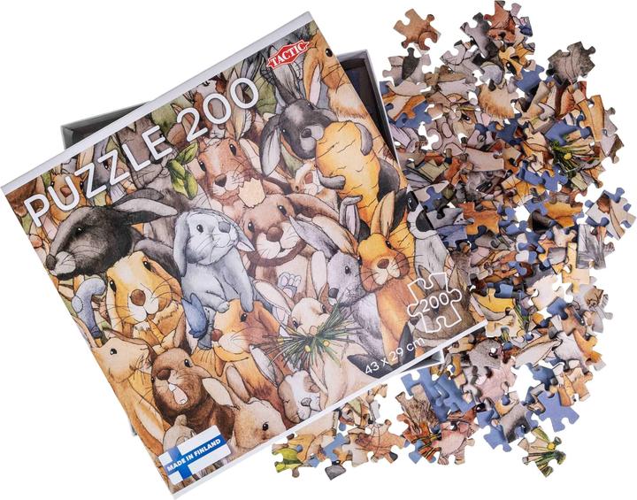 Image du produit Tactic Puzzle Lapins, 200 pièces. (200 pièces)