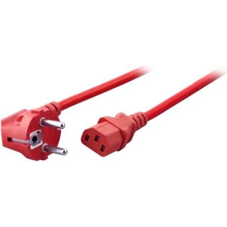 EFB Elektronik Netzkabel CEE 7/7 90° (3 m), Stromkabel