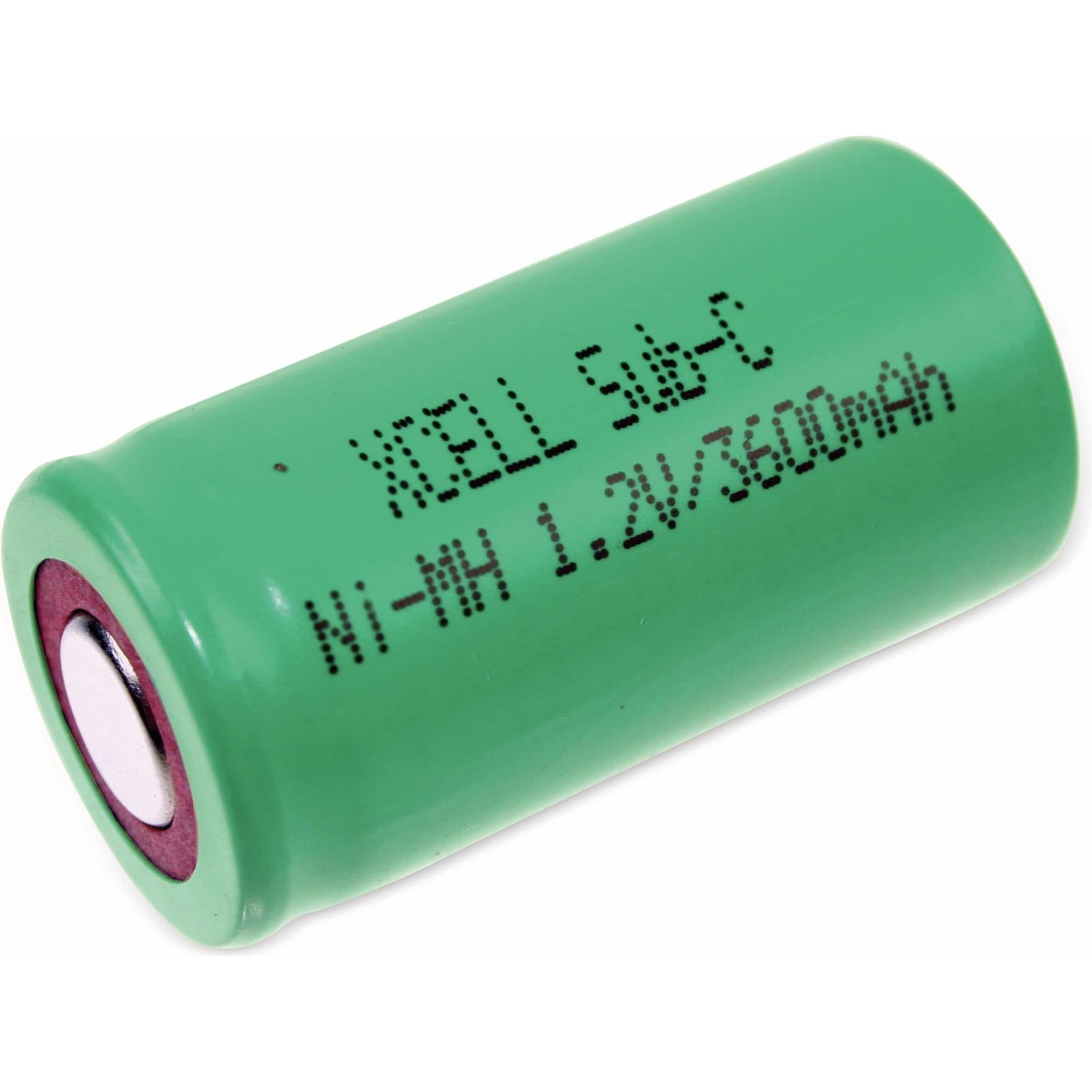 XCell ni-mh a cella singola da 1,2 volt 3600 mah (1 pz., NiMH 1234, 3600 mAh), Batterie + pile